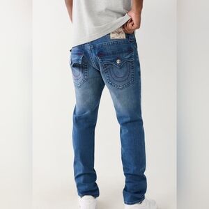 True Religion Men's Slim Jeans - Indigo Blue